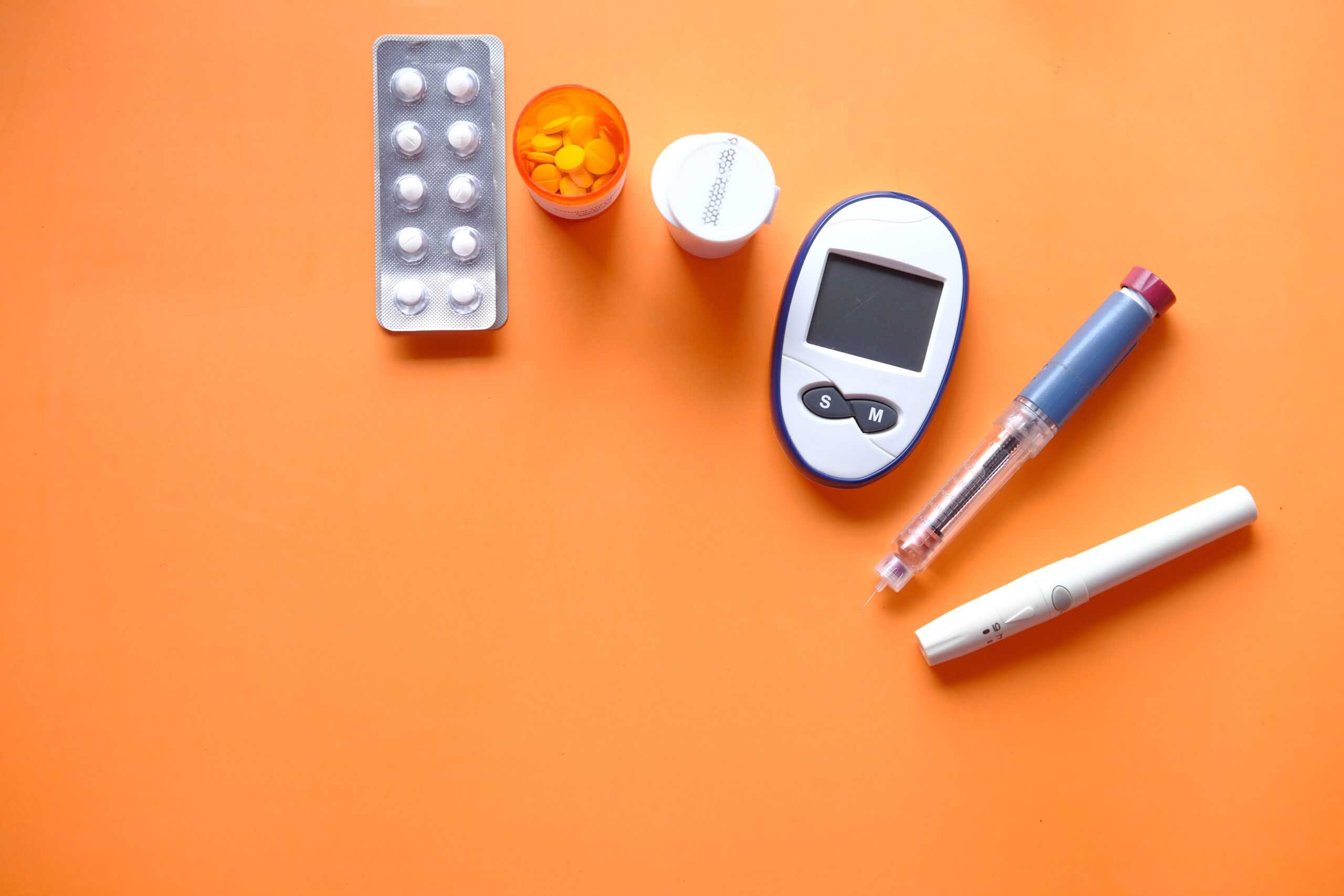 Diabetes devices and medicine
