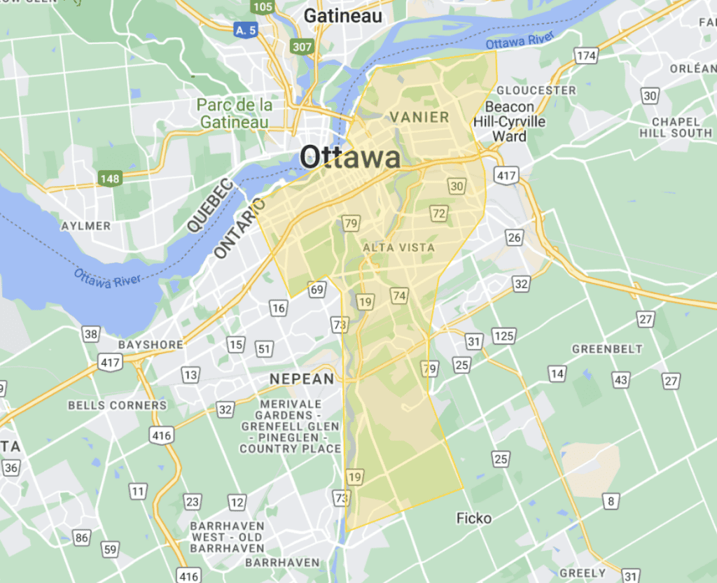 Central - East Ottawa